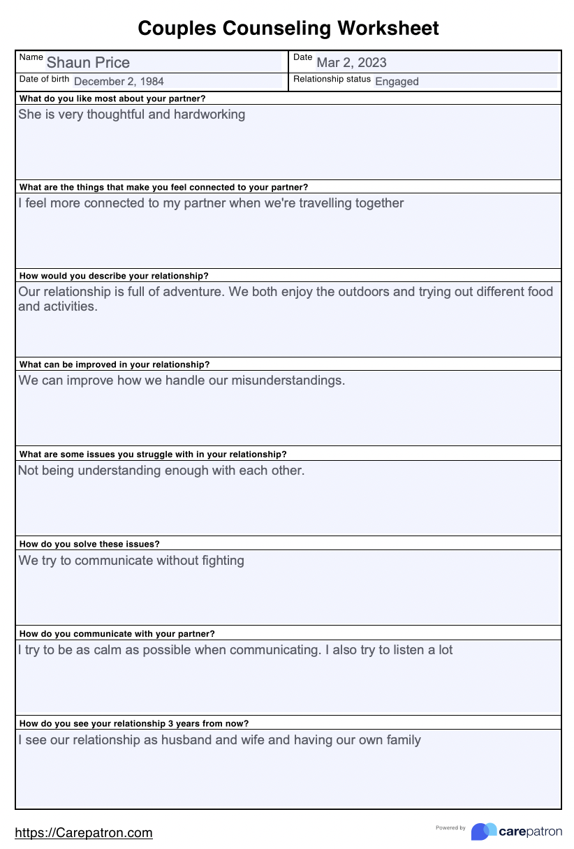 Couples Relationship Check In Worksheet Weekly Partner Questions For Healthy Communication Digital And Printable PDF Etsy