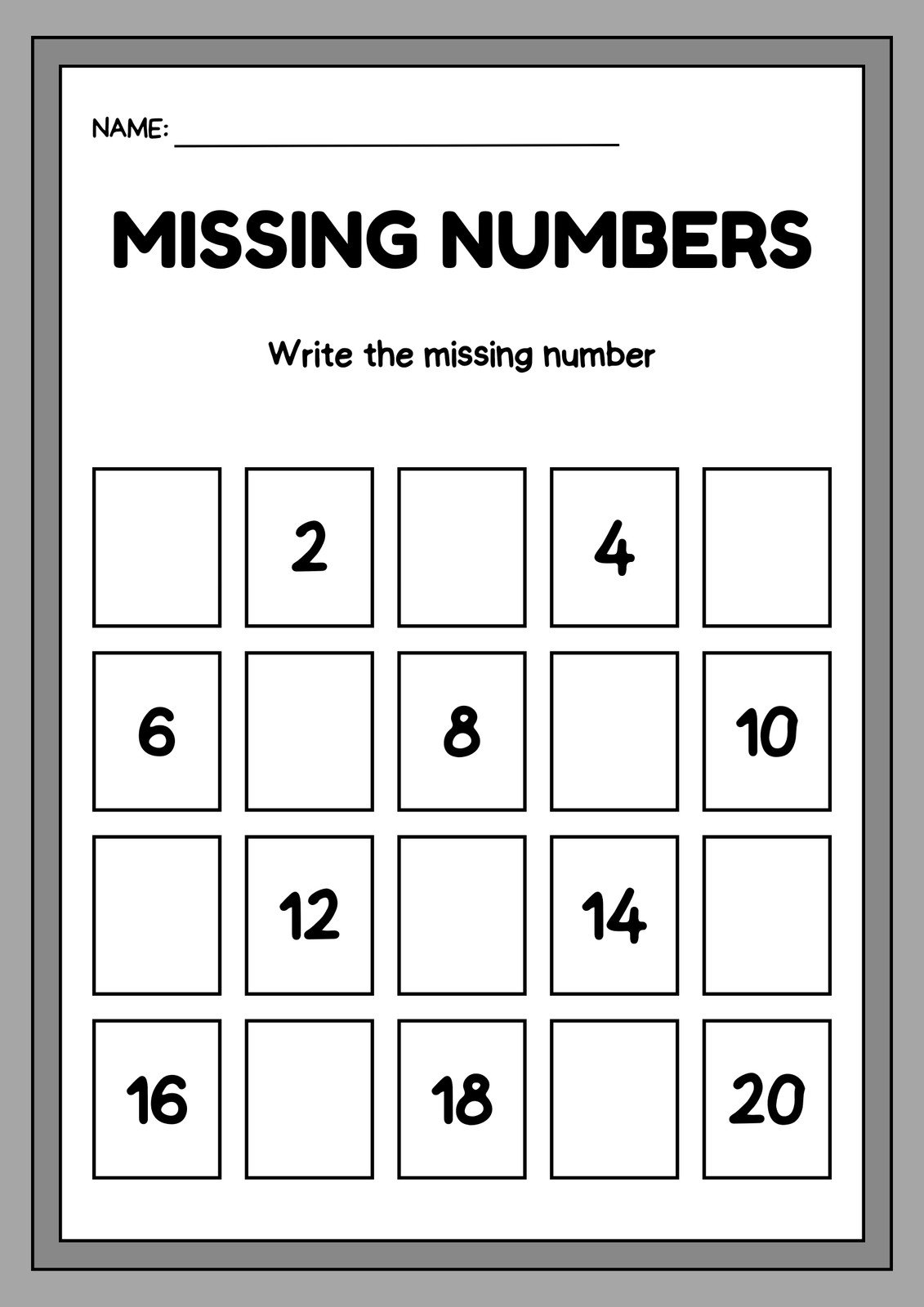Free Printable Simple Addition Worksheet For First Grade