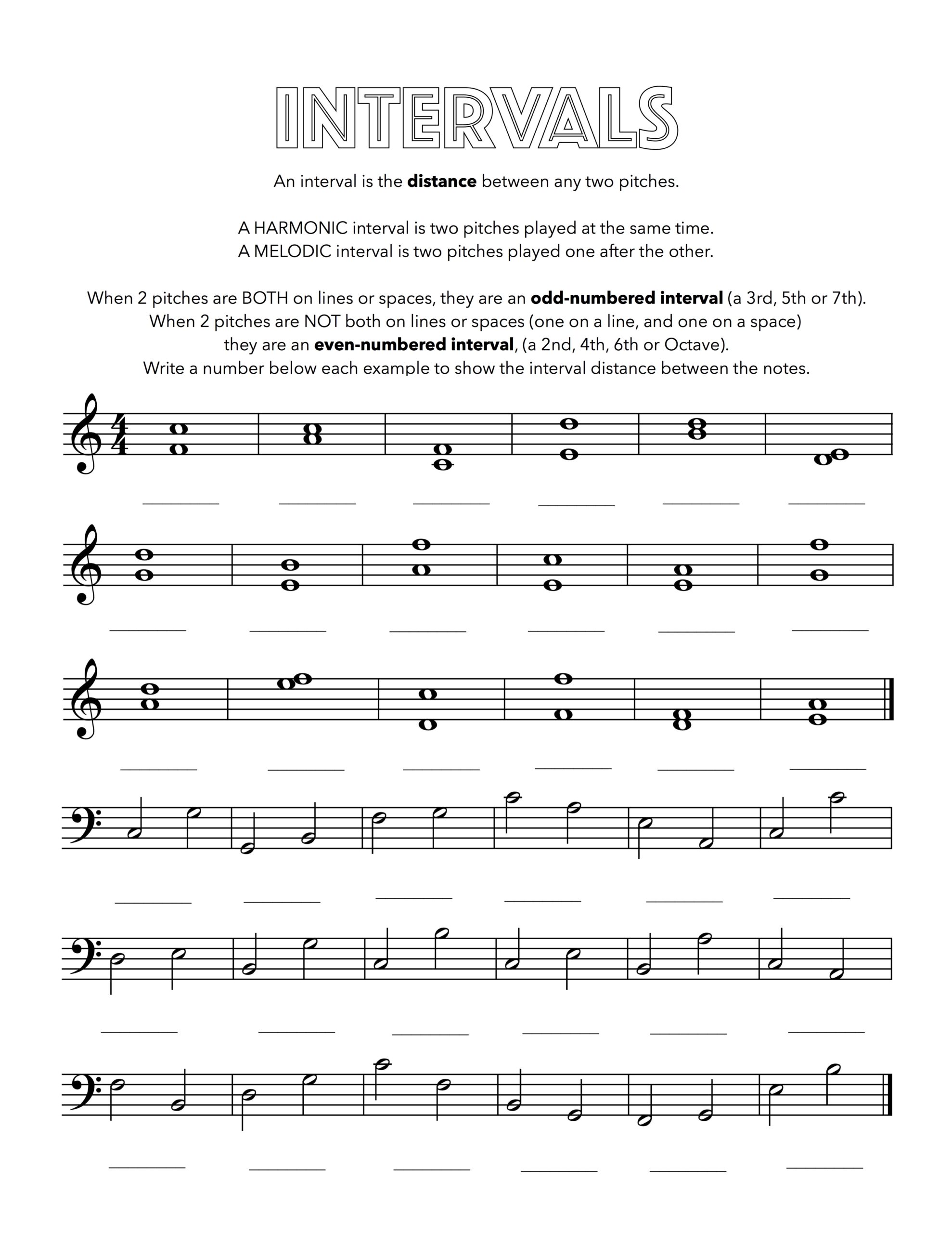Free Intervals Worksheet Download Free Intervals Worksheet Png Images Free Worksheets On Clipart Library