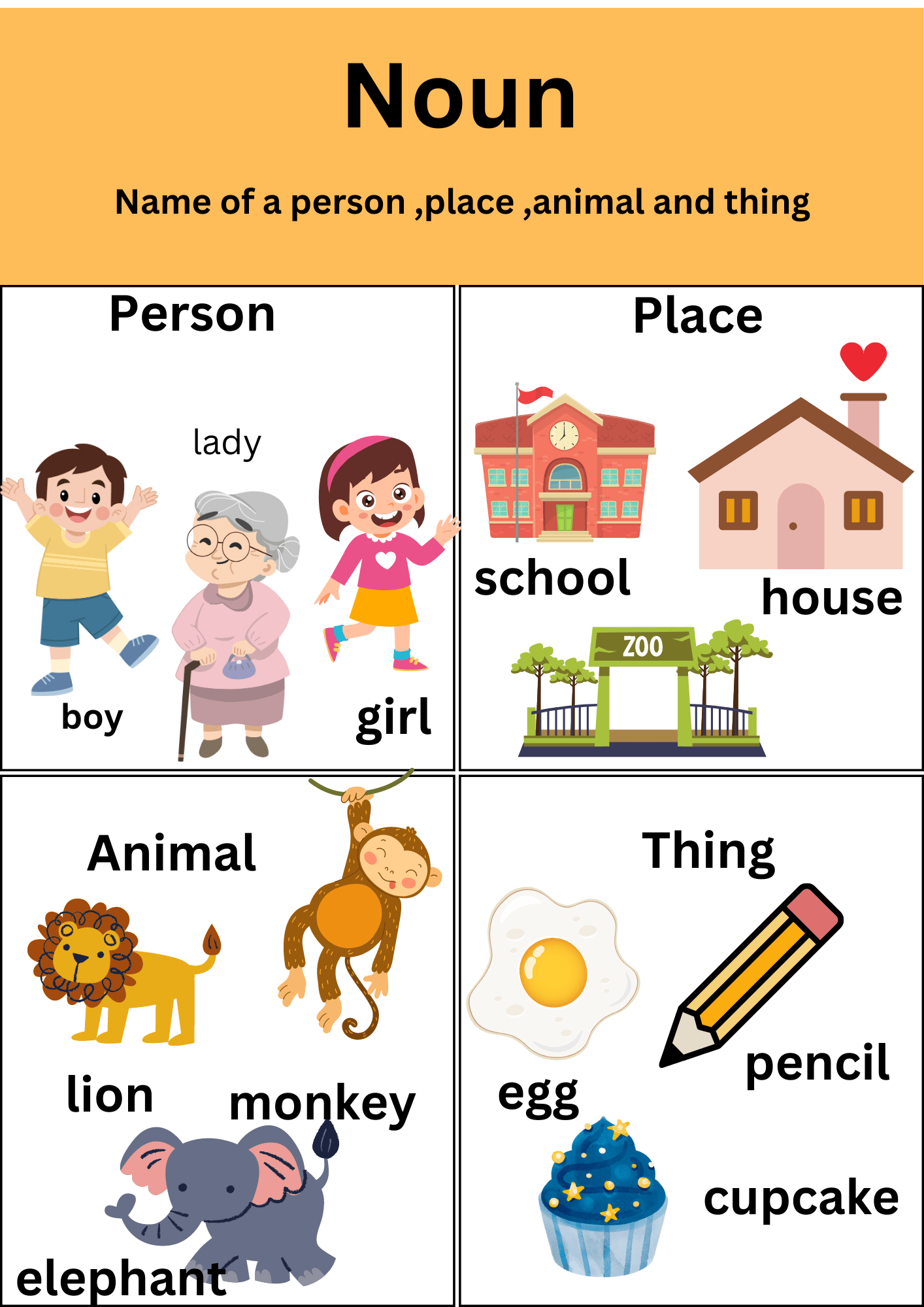 Free Noun Worksheets For Kindergarten Free Noun Worksheets For Kindergarten