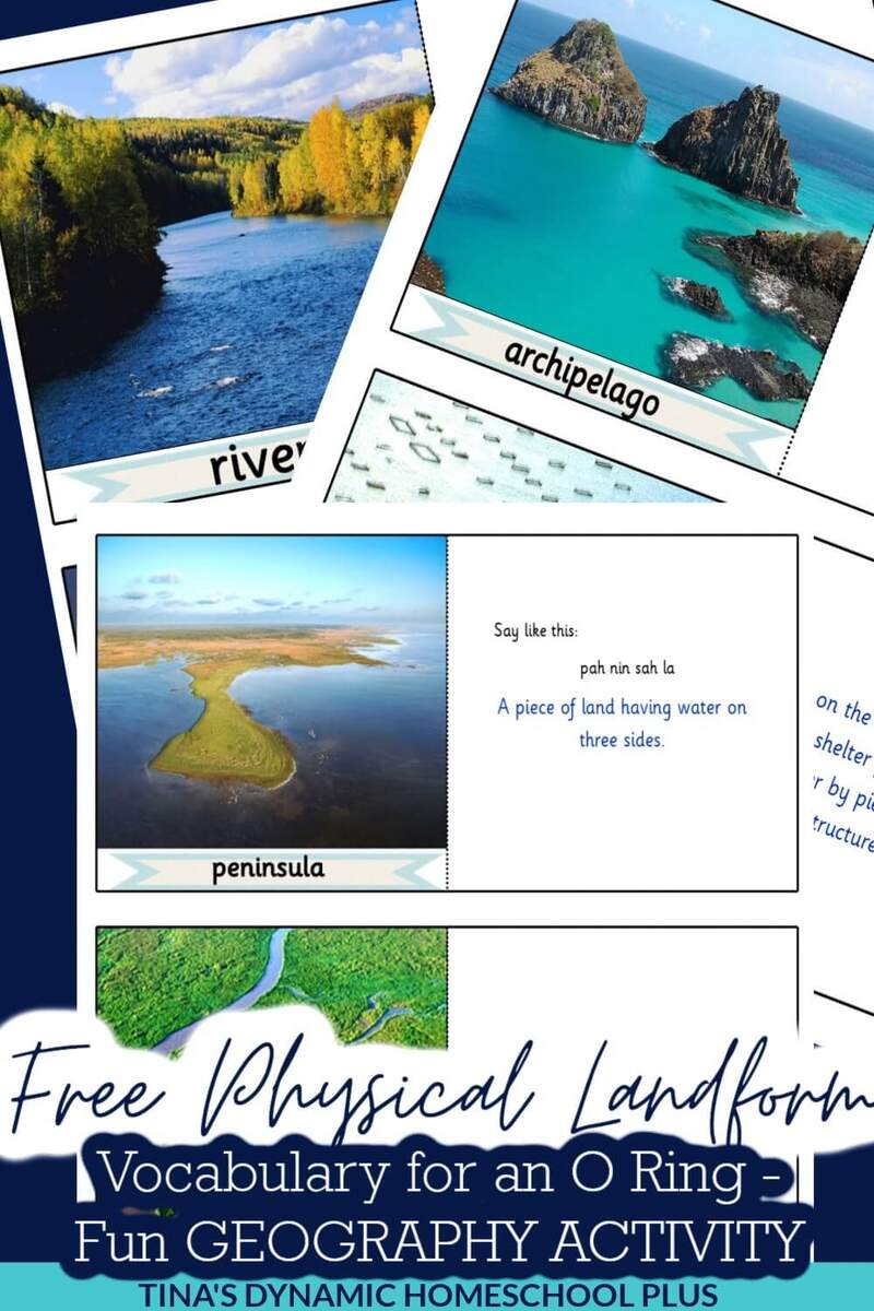 Free Printable Landforms Word Search