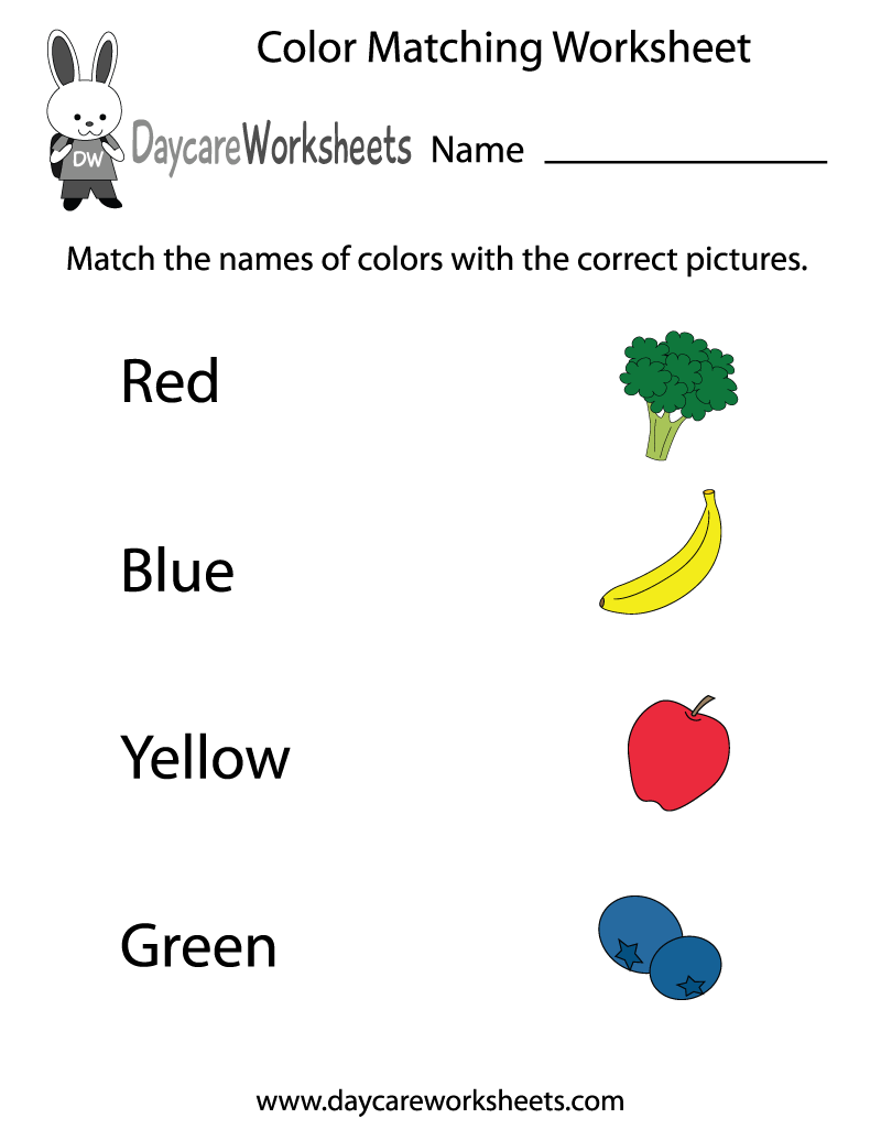 Colour Identification Worksheets For Preschool And Kindergarten 2 To 6 Years Kids