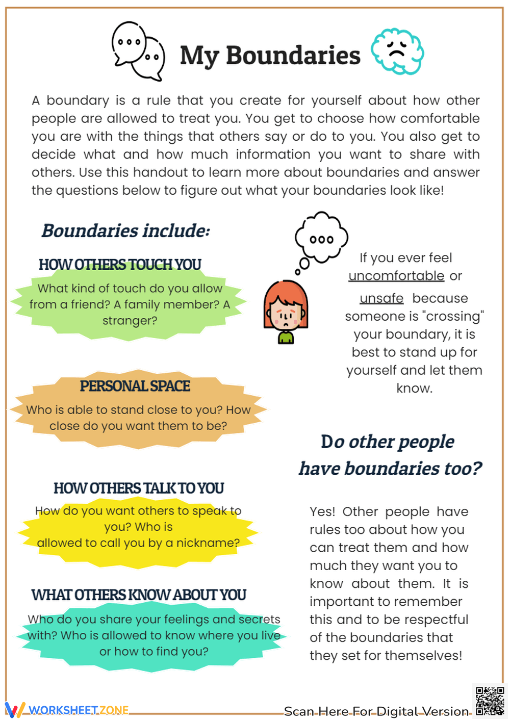 Free Printable Boundaries Worksheets For Students Worksheets Library Free Printable Boundaries Worksheets For Students Worksheets Library