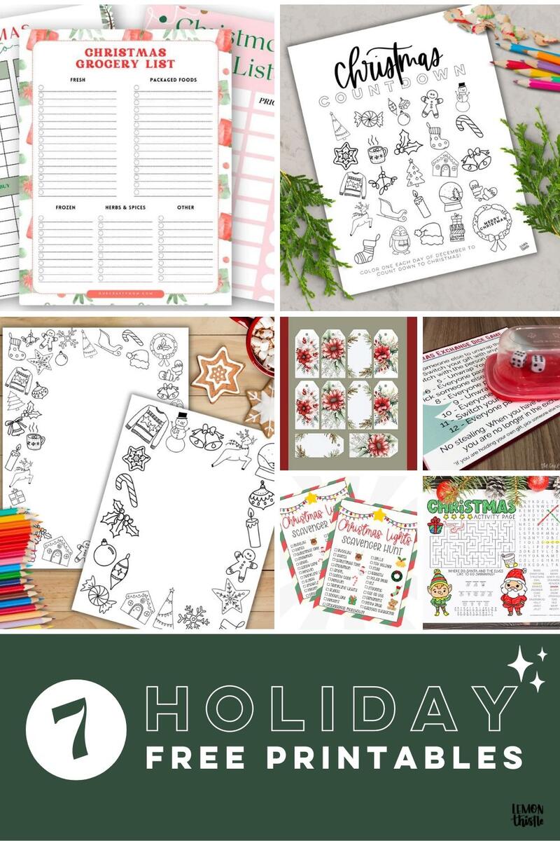 Christmas Countdown Calendars Free Printable Once Upon A Printable