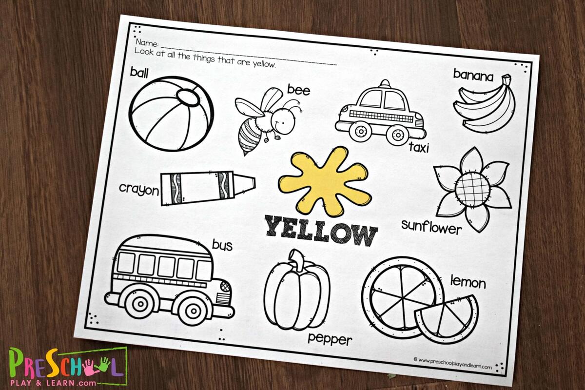 FREE Printable Color Worksheets For Kids Preschool Coloring Pages Easy PDF Printables Ministry To Children