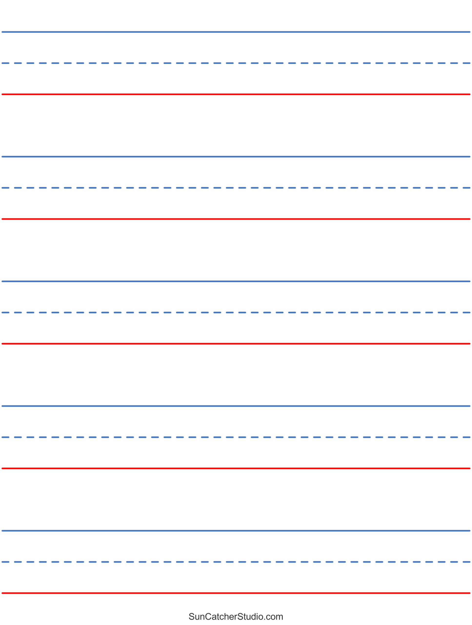 Free Printable Lined Paper Handwriting Notebook Templates Free Printables Lettering SVG Files Tools Apps