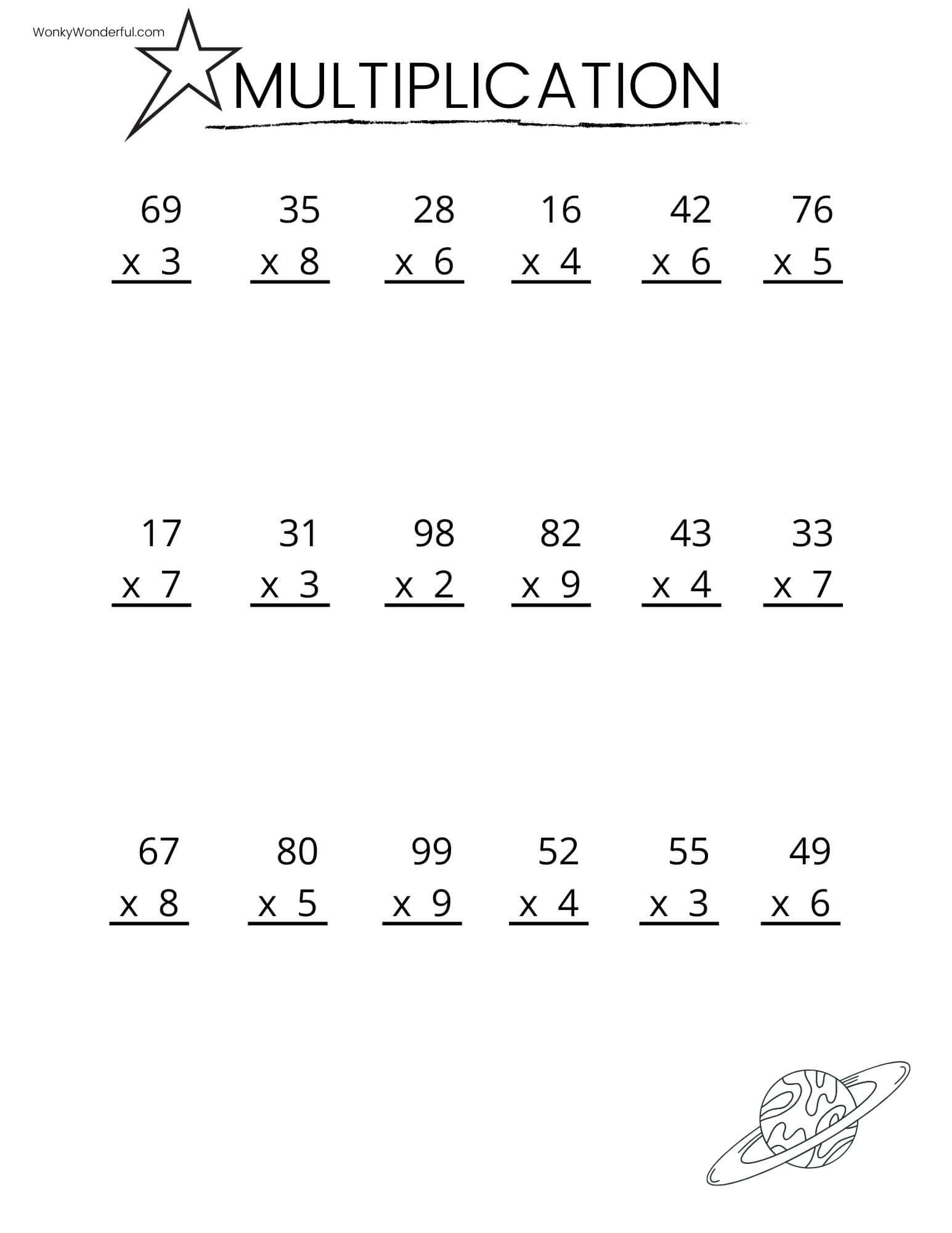 Free Printable Customizable Math Worksheets Canva