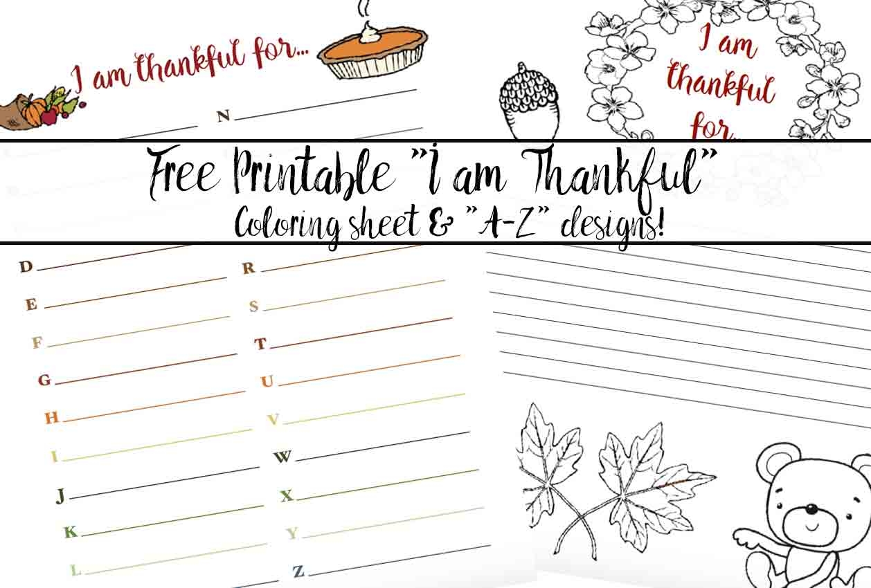 FREE I M Thankful For Printable And Worksheets For Kids Love Our Real Life