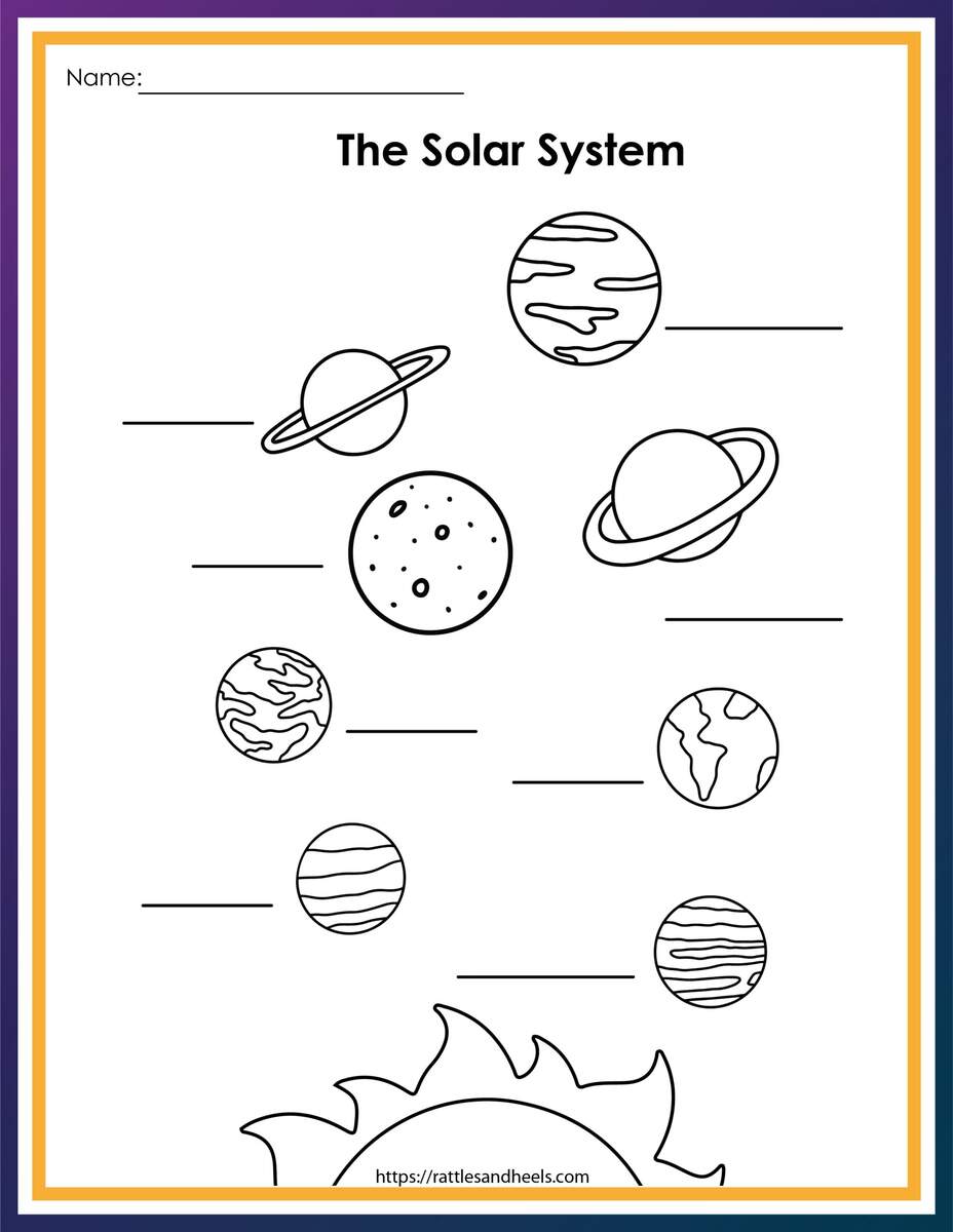 Free Solar System Worksheets For Kids Adanna Dill Solar System Free Worksheet SKOOLGO