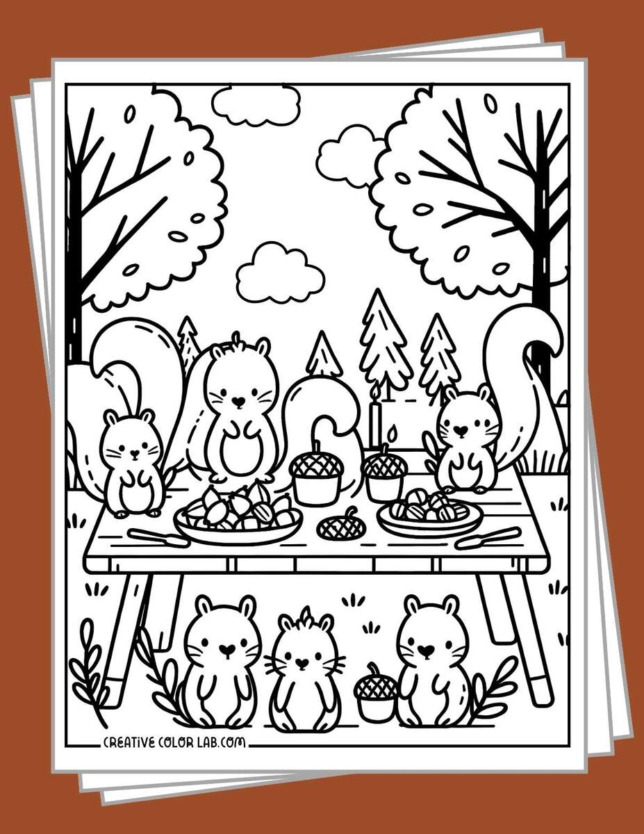 Free Thanksgiving Coloring Pages