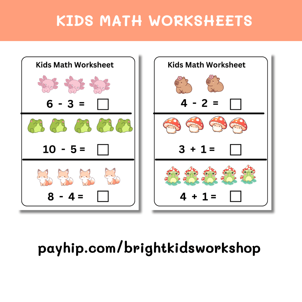 Fun Printables Math Learning Worksheets Fun Activities For Kids Payhip Fun Printables Math Learning Worksheets Fun Activities For Kids Payhip
