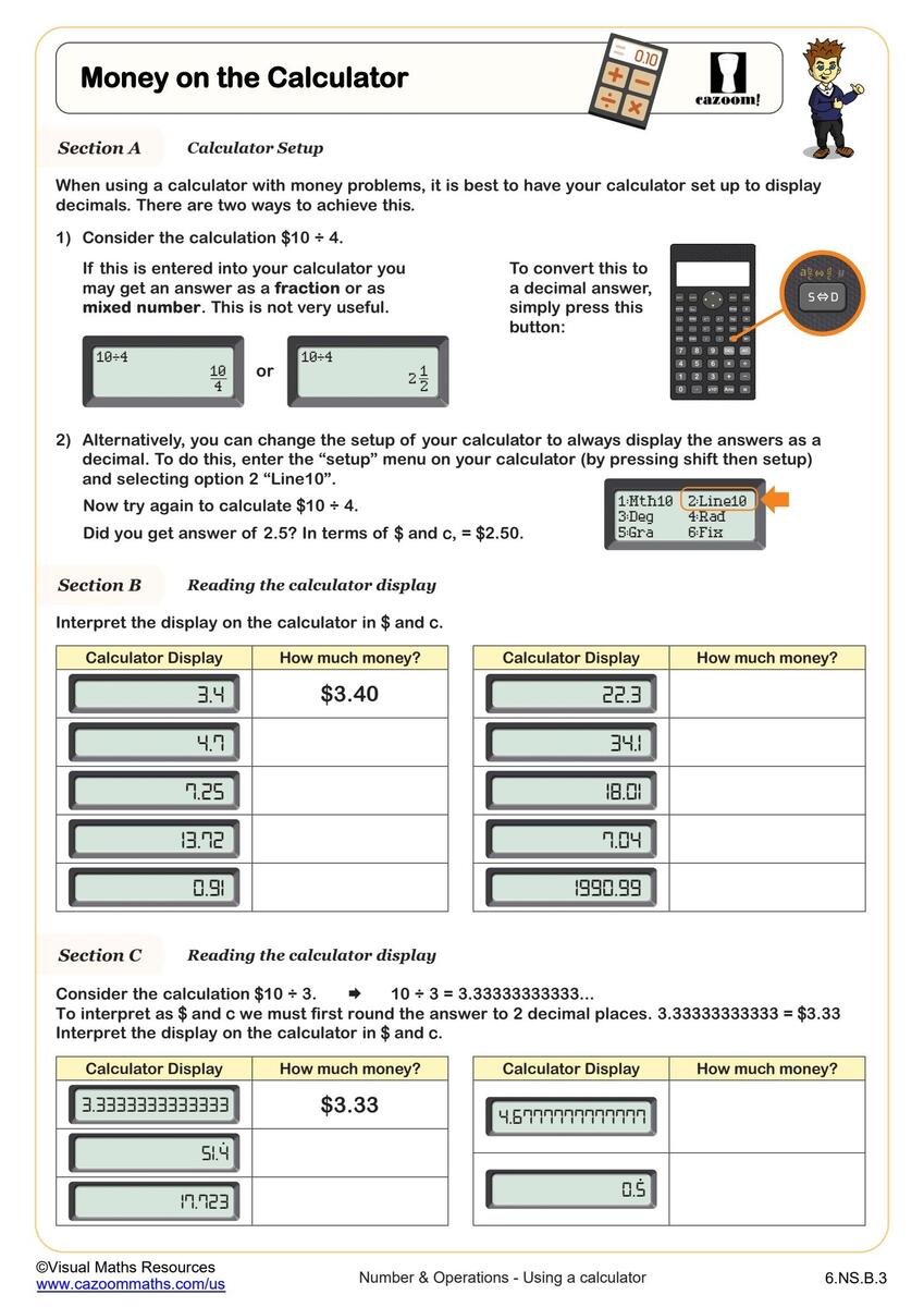 Fun Using A Calculator Math Worksheets Printable PDF Worksheets Cazoom Math Fun Using A Calculator Math Worksheets Printable PDF Worksheets Cazoom Math