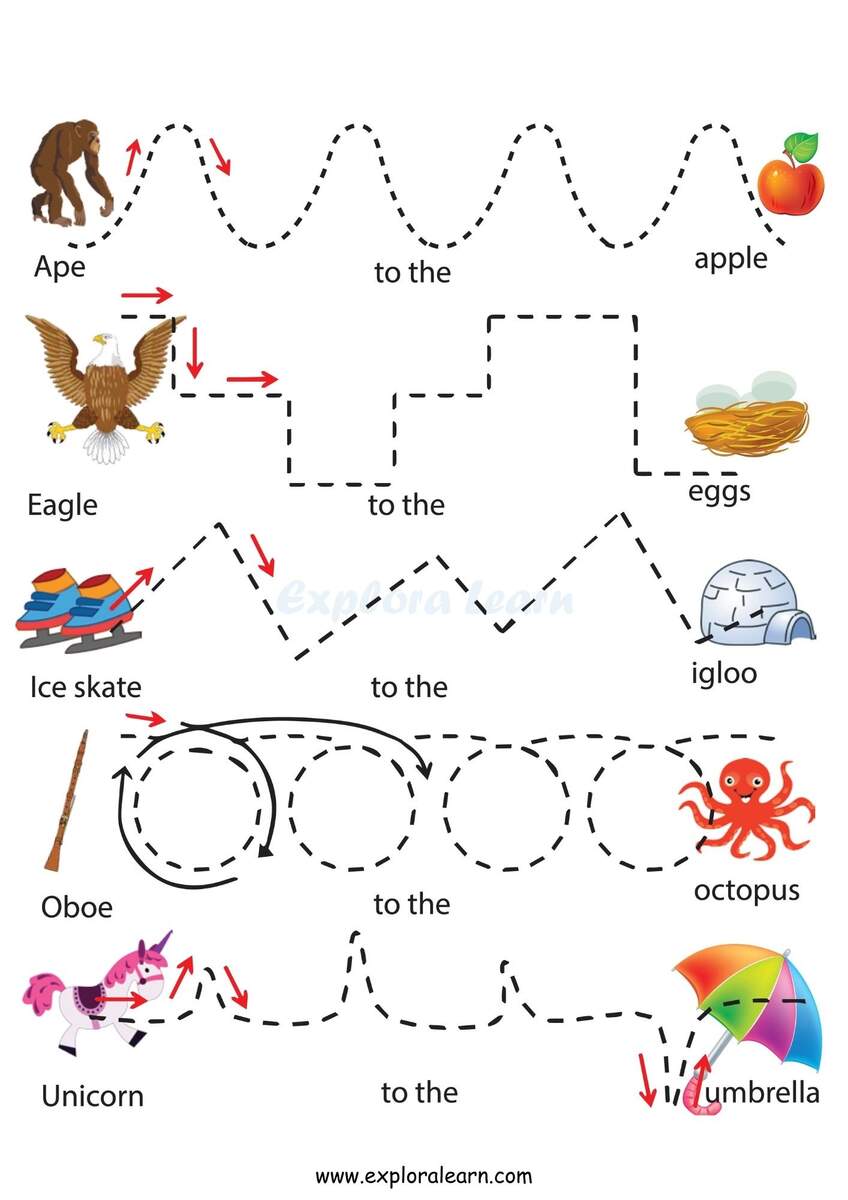 Handwriting Tracing Worksheets For ADHD Autism