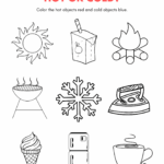 Hot Cold Identification Worksheet For Kindergarten Kidpid