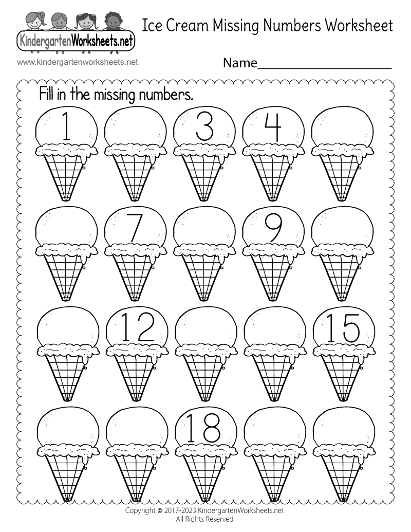 Spaceship Missing Numbers Worksheet Free Printable Digital PDF