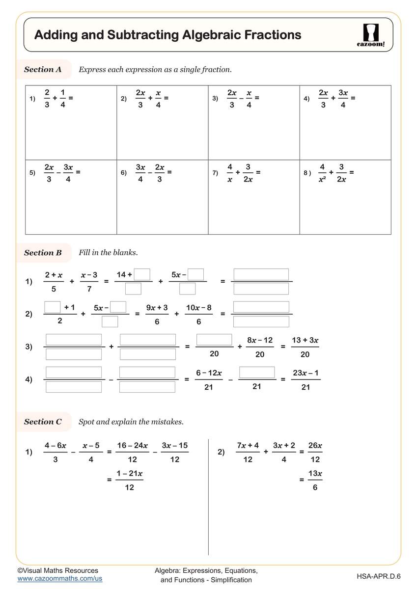 Integrated Math 3 Simplification Worksheets PDF Printable Cazoom Math Integrated Math 3 Simplification Worksheets PDF Printable Cazoom Math
