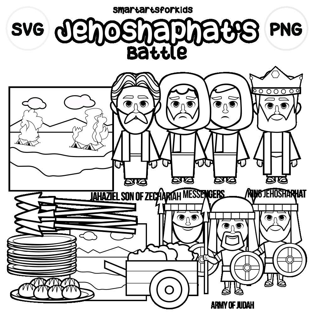 Jehoshaphat S Battle Clip Art Educational Clip Arts And Bible Stories Jehoshaphat Circuit Overseer Crossword WordMint