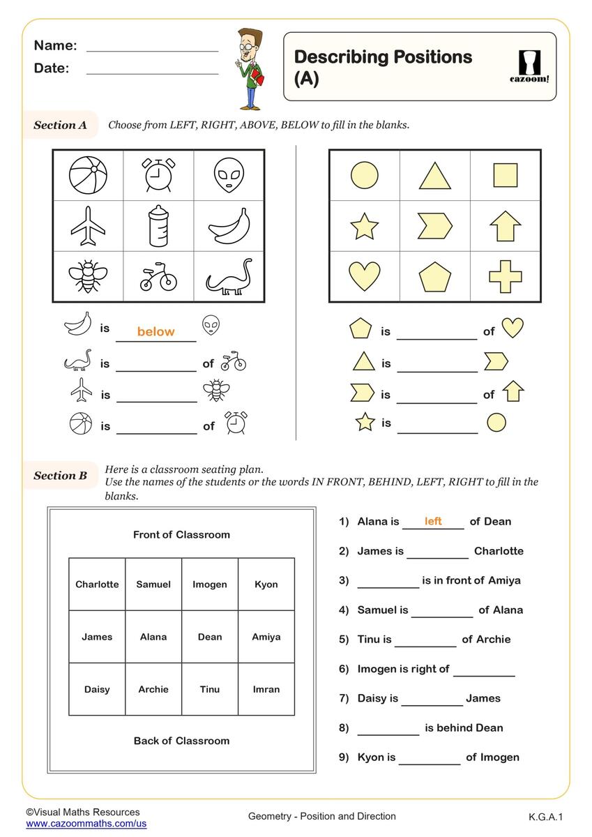 Addition Math Worksheets For Kindergarten