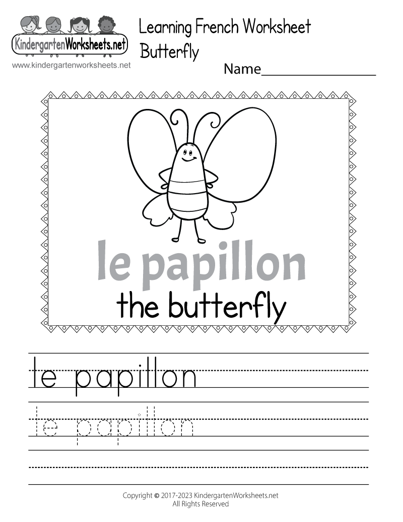 Learn The French Language Worksheet Free Printable Digital PDF Learn The French Language Worksheet Free Printable Digital PDF