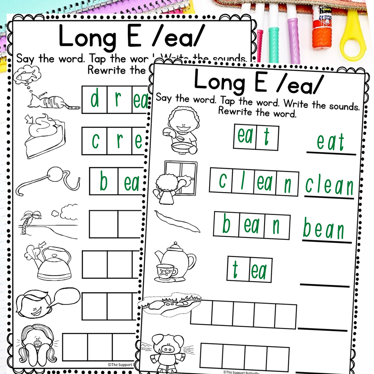 Ee Worksheets Lessons FREE Reading Elephant