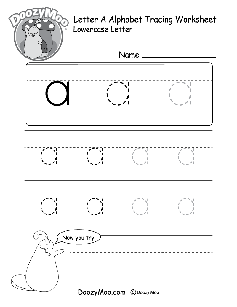 Alphabet Tracing Worksheets Lowercase Handwriting Practice PDF Etsy