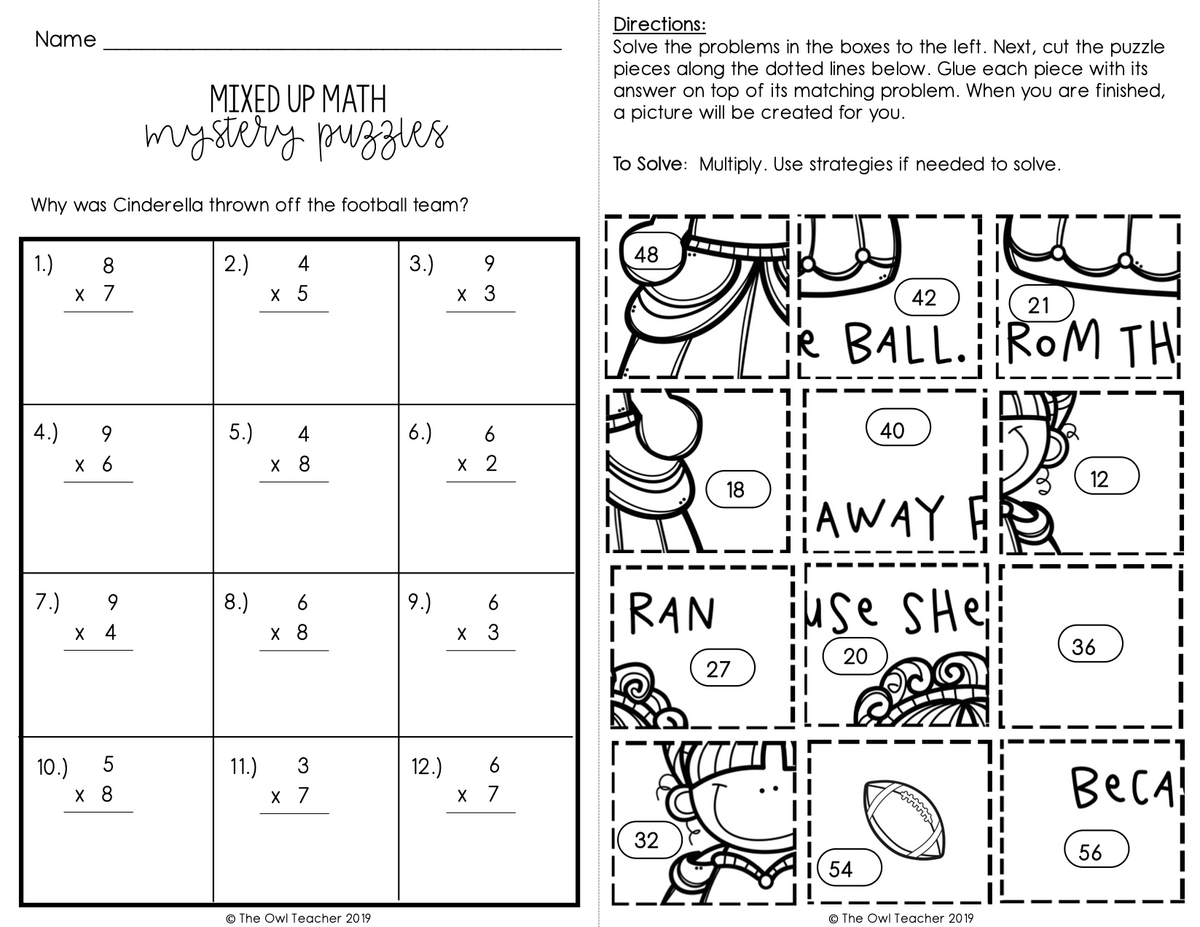 Multiplication Math Games