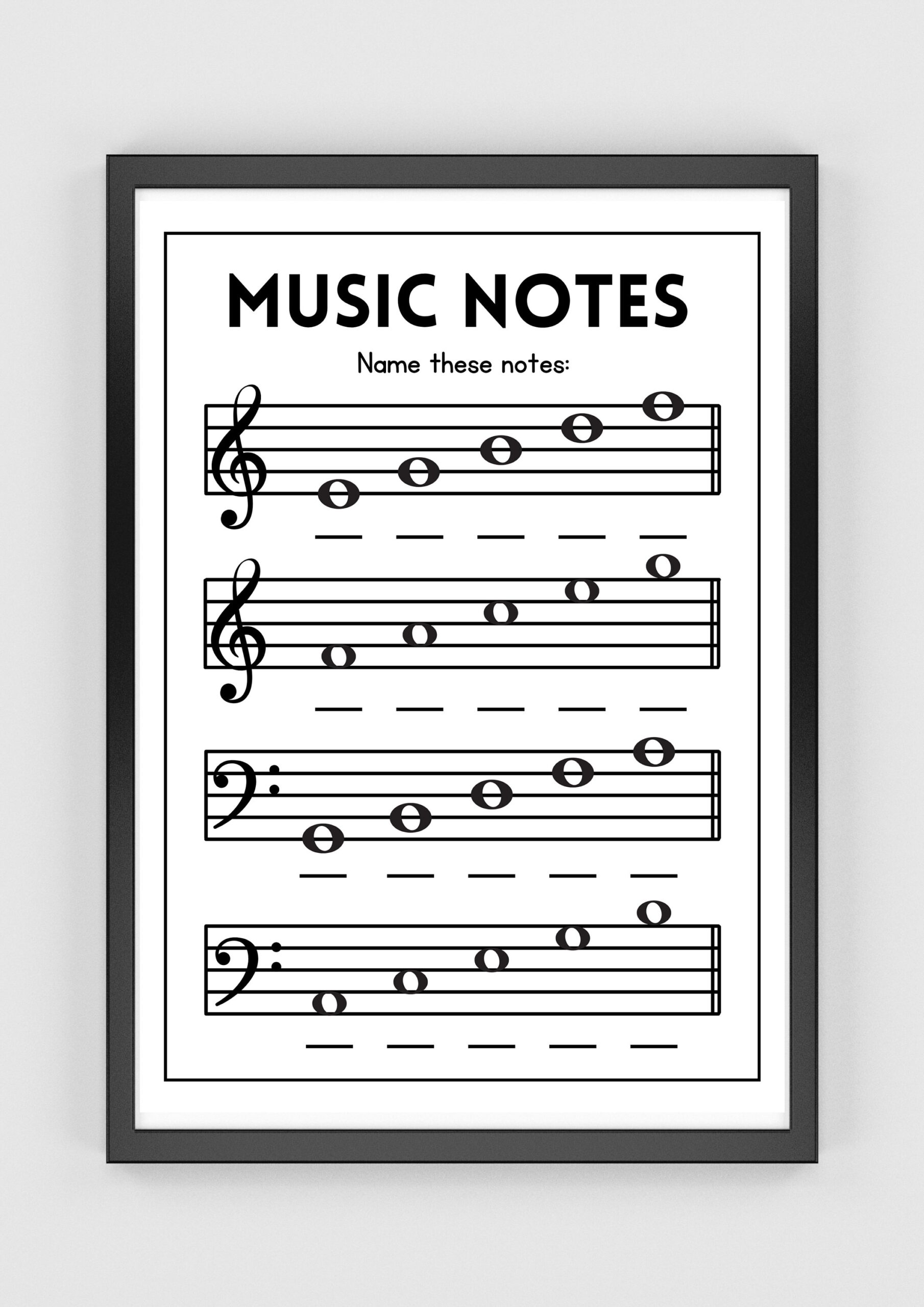 11 Piano Notes Worksheets Free PDF At Worksheeto