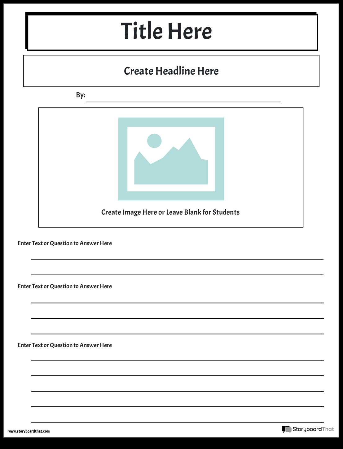 Newspaper Project Templates Create With Storyboard That Newspaper Project Templates Create With Storyboard That