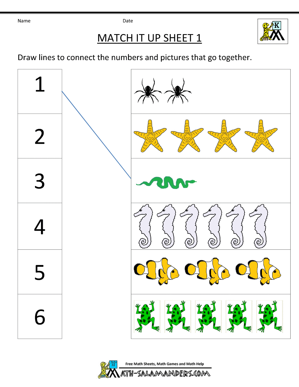 Number Matching Worksheets 1 10 Missing Letter Worksheets Free Printables Doozy Moo