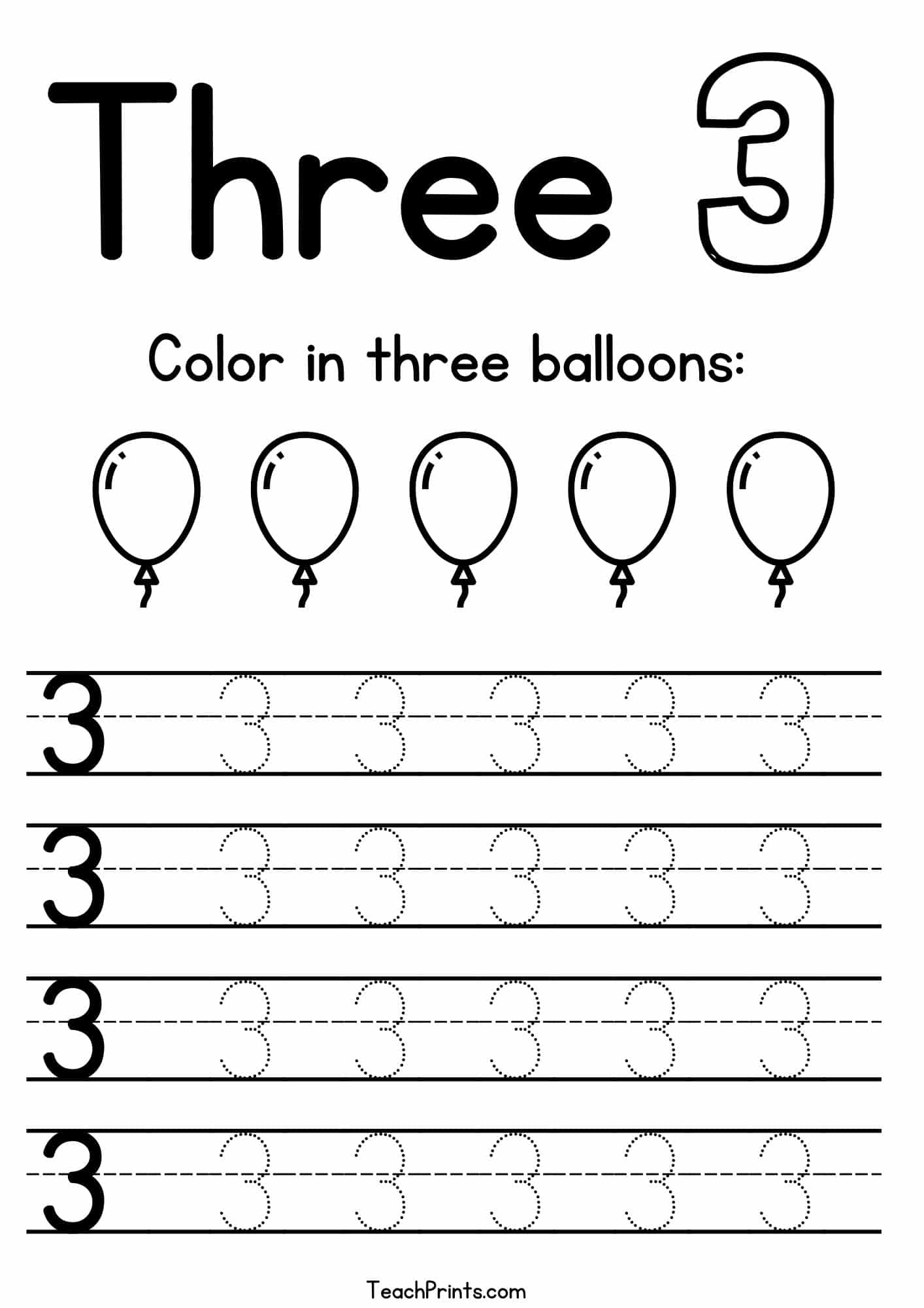 Tracing Numbers 1 10 Worksheets Free Printable Pdfs Teach Prints