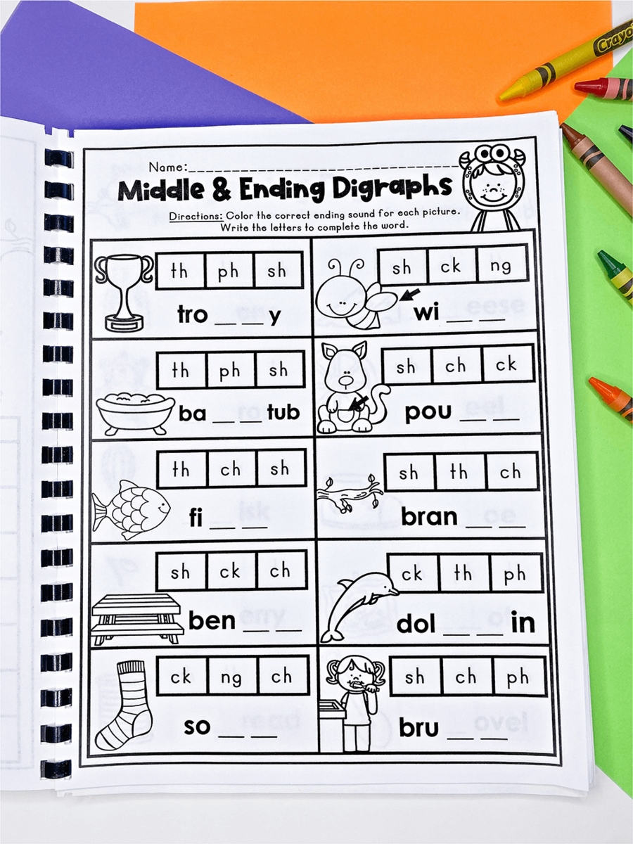 October Printables Second Grade Review Worksheets ELA Grammar Reading Math Shop Sweet Tooth Teaching
