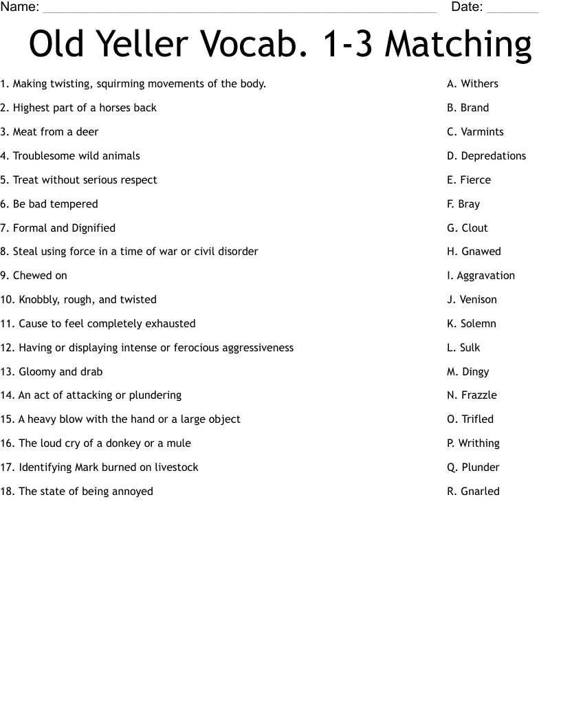 Old Yeller Novel Study Guide Grades 5 To 6 EBook Lesson Worksheets Library Old Yeller Novel Study Guide Grades 5 To 6 EBook Lesson Worksheets Library