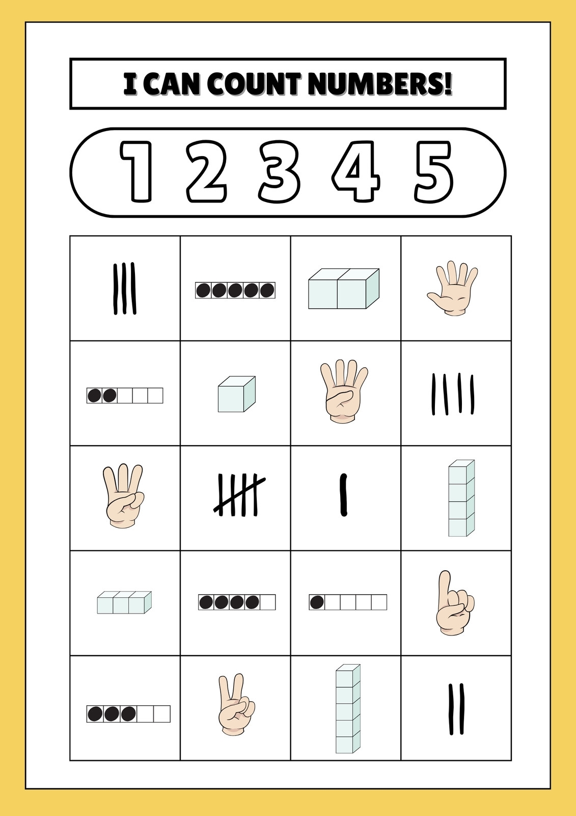 Page 2 Customize 516 Kindergarten Math Counting Worksheets Templates Online Canva