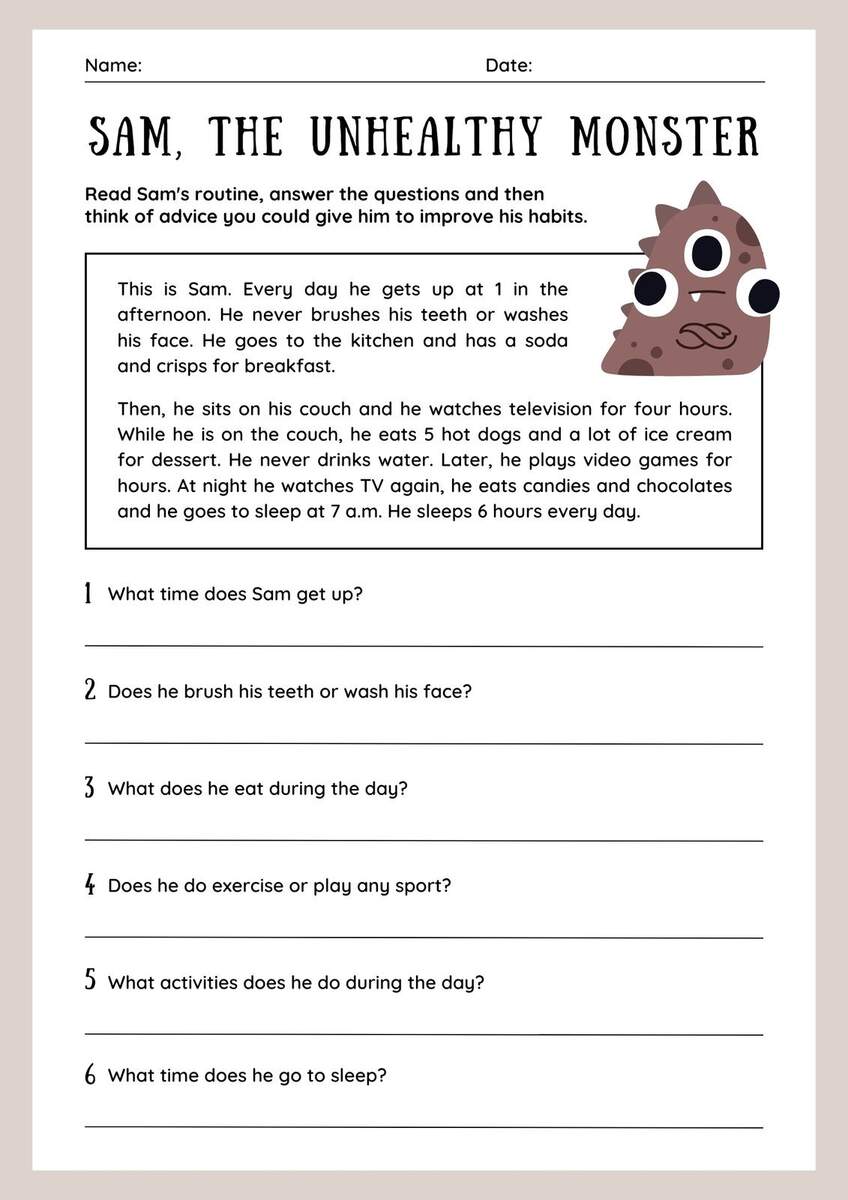 Page 5 Customize 529 Reading Comprehension Worksheets Templates Online Canva