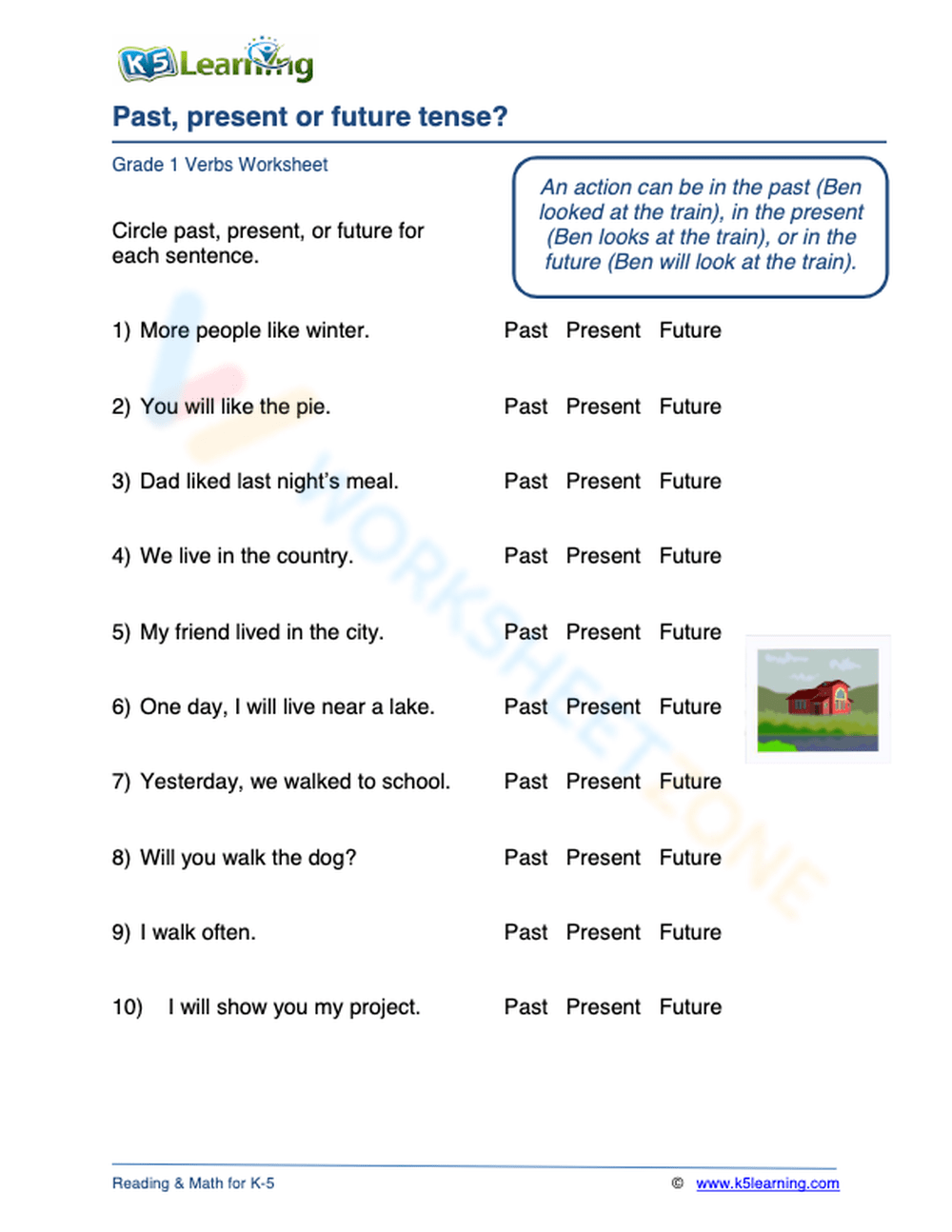 Past Present Or Future Tense 3 Worksheet Worksheets Library