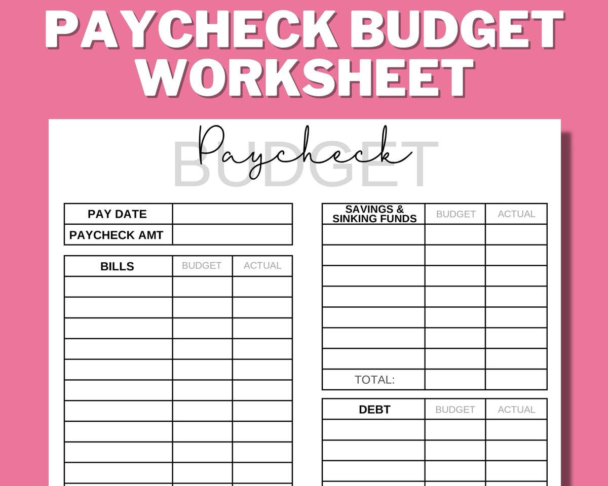PAYCHECK BUDGET PRINTABLE Budget Worksheet Budget Binder Weekly Biweekly Monthly Zero Based Budget Budget Mom A4 Us Letter Etsy Israel PAYCHECK BUDGET PRINTABLE Budget Worksheet Budget Binder Weekly Biweekly Monthly Zero Based Budget Budget Mom A4 Us Letter Etsy Israel