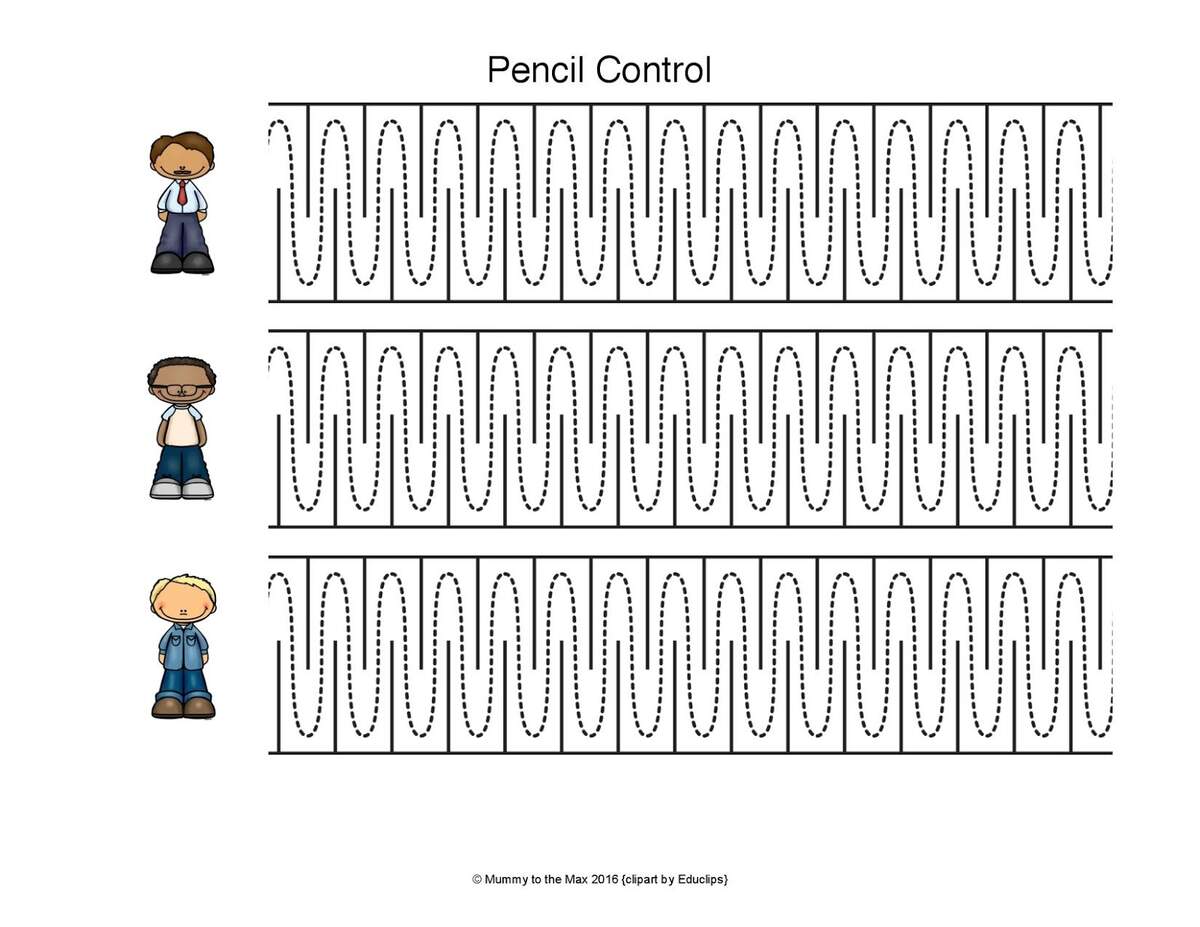 Pencil Control Free Printable MUMMY TO THE MAX Pencil Control Free Printable MUMMY TO THE MAX