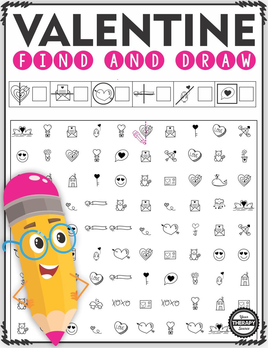 Penguin Visual Motor Activity Free Printable Your Therapy Source Visual Perception TukTuk Design