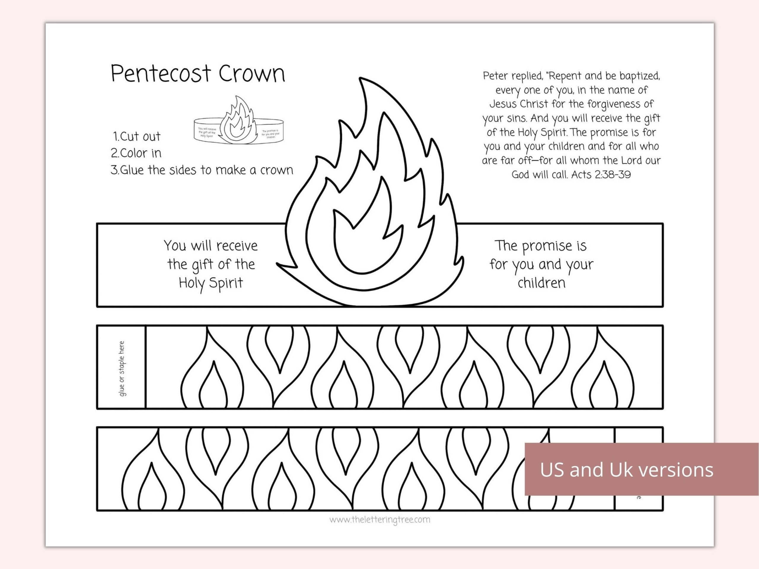 Pentecost Activities Etsy Pentecost Activities Etsy