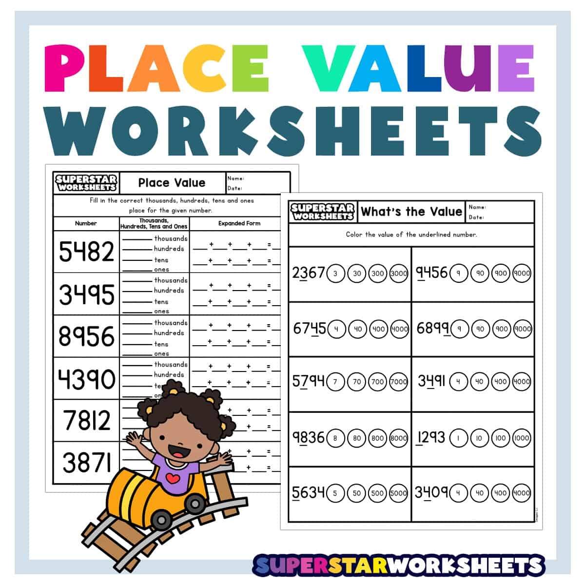 Free Printable Place Value Tens And Ones Worksheets For Kindergarten Math