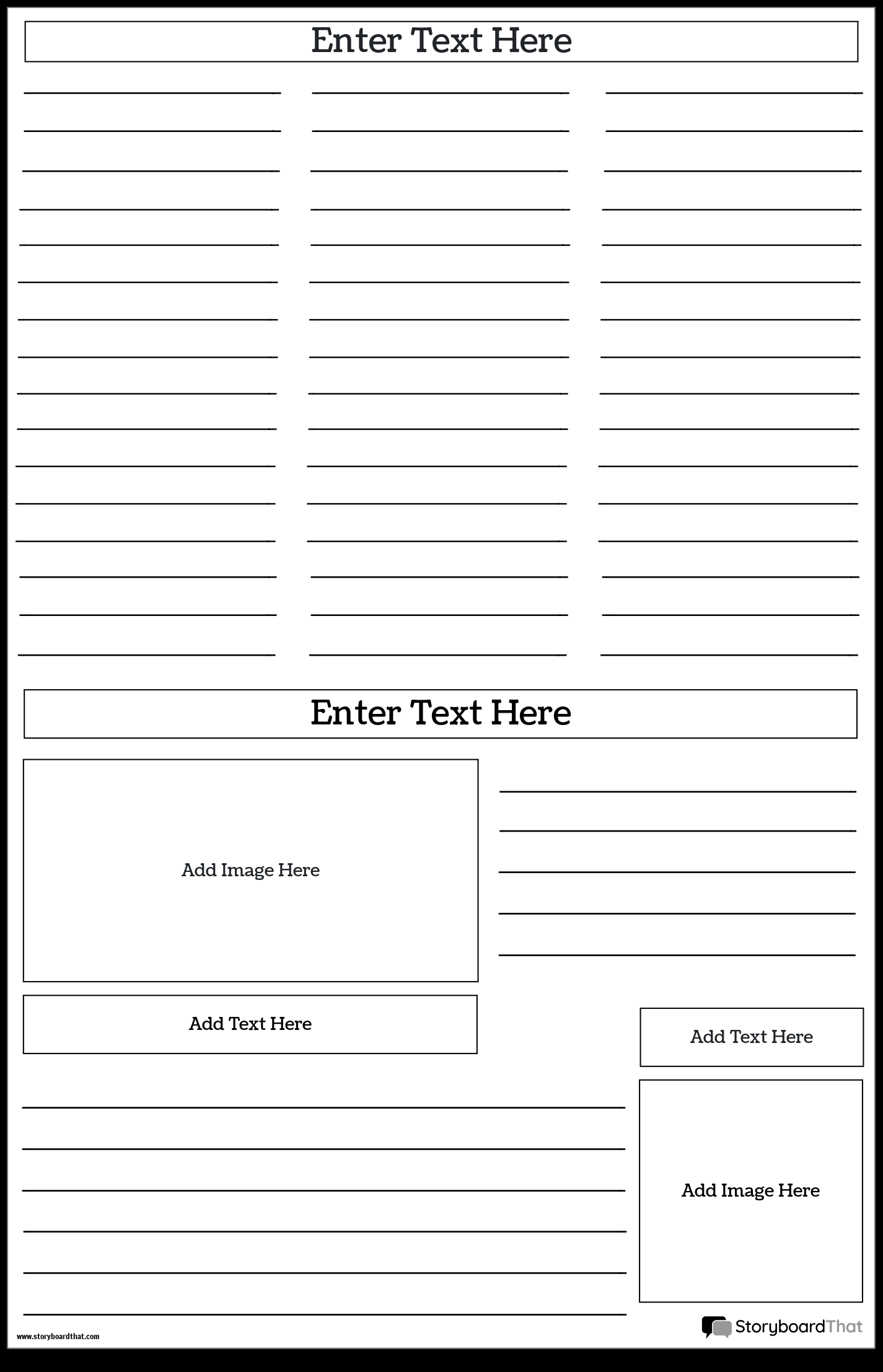 Print Ready Blank Newspaper Template Storyboard Print Ready Blank Newspaper Template Storyboard