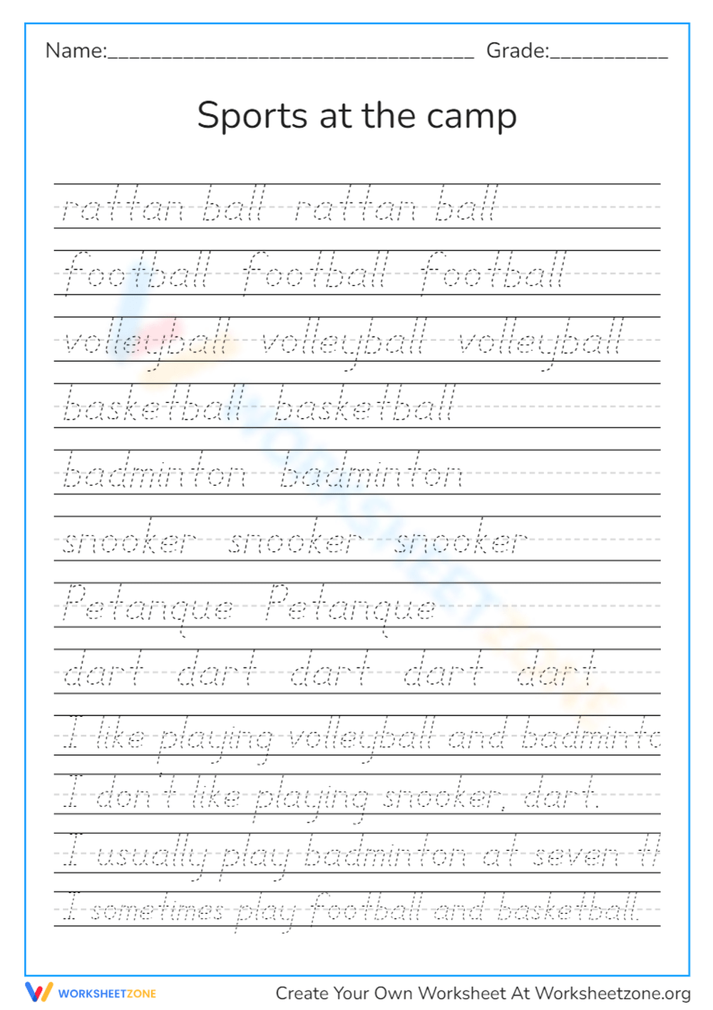 Printable 3rd Grade Daily Handwriting Worksheets Download Printable 3rd Grade Daily Handwriting Worksheets Download