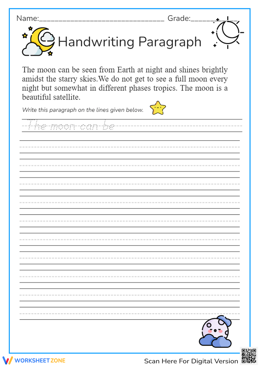 Printable 3rd Grade Handwriting Worksheets FREE 3rd Grade Writing Worksheets Studentreasures Worksheets Library