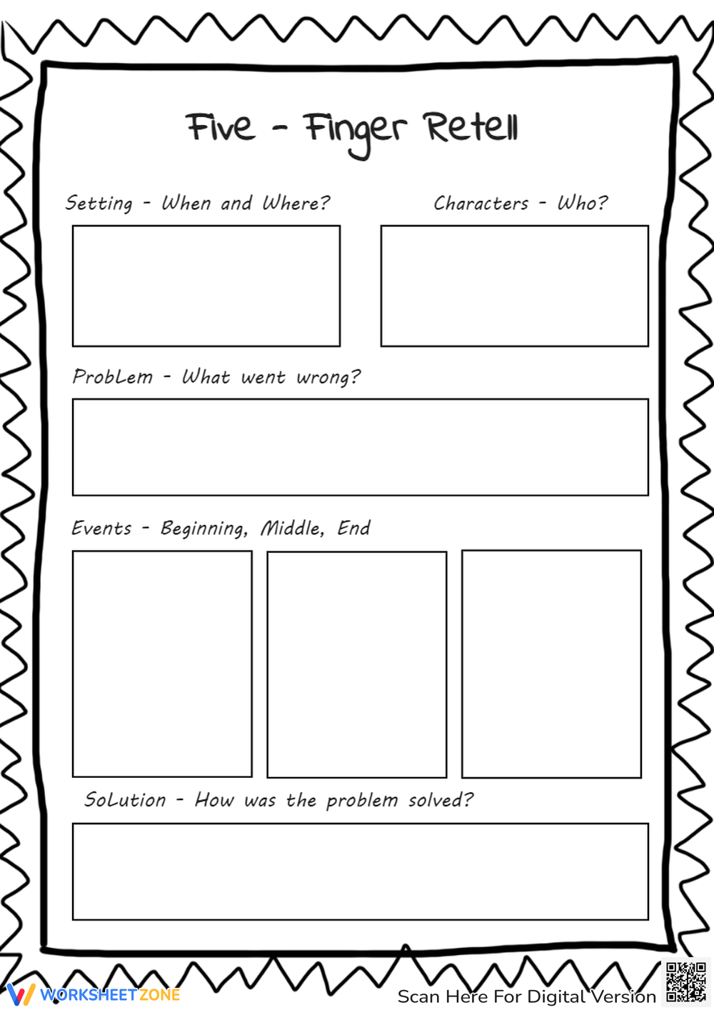 Printable 3rd Grade Story Elements Worksheets Download