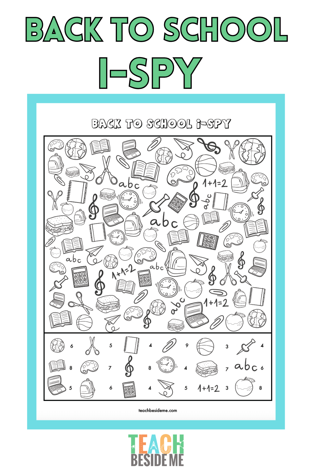 Free Printable I Spy Outer Space Game Paper Trail Design