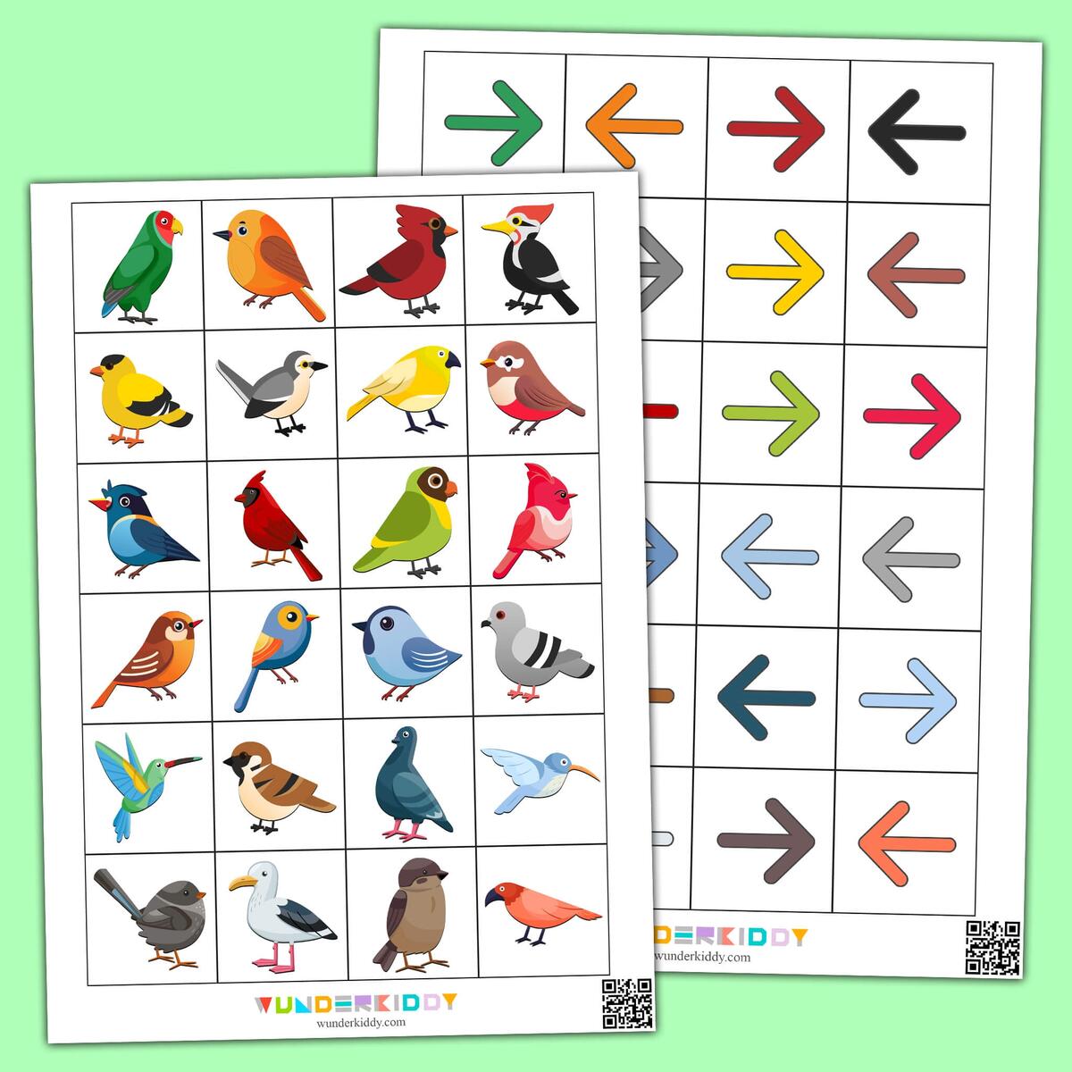 Printable Matching And Identify Birds Worksheet For Kindergarten Made By Teachers