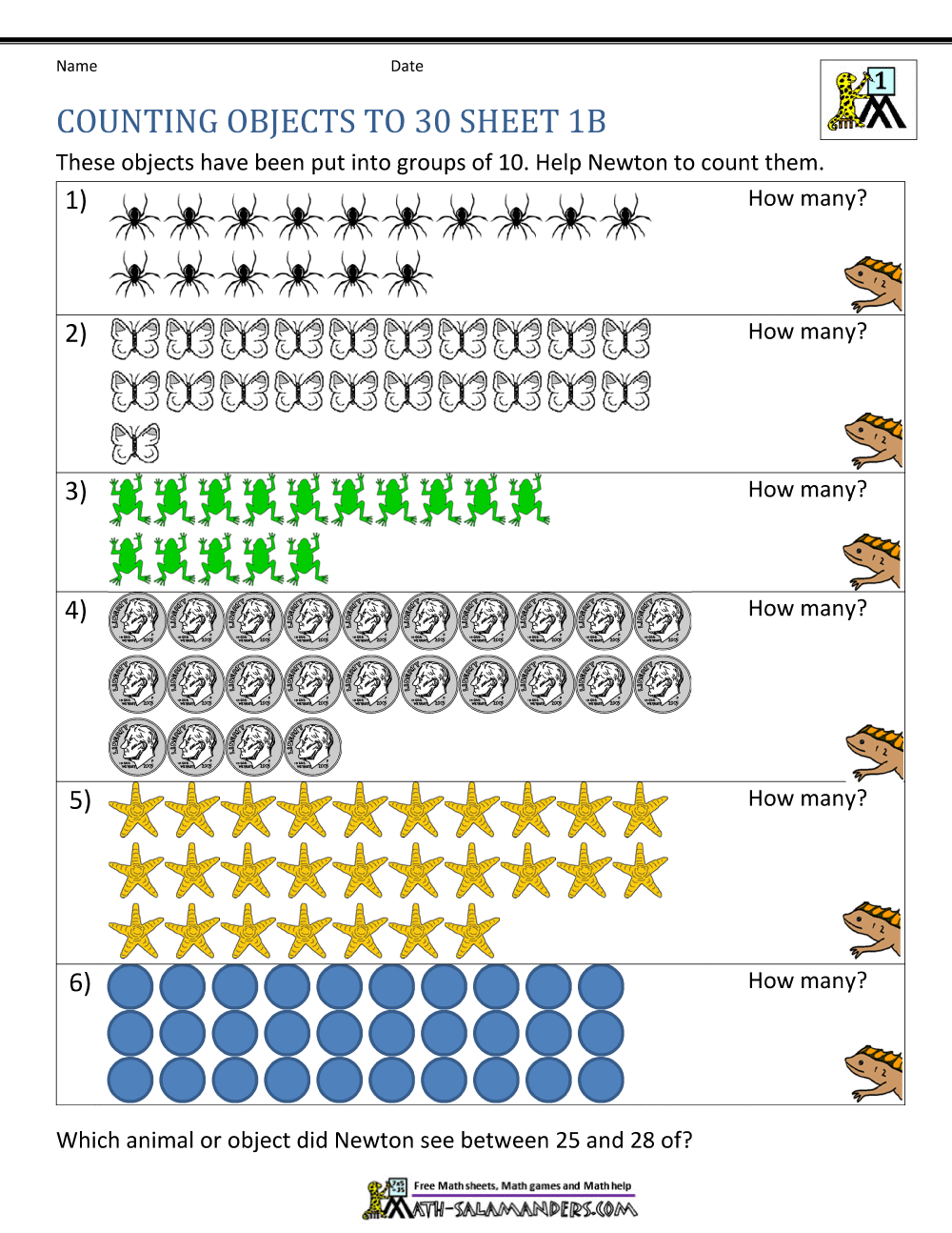 Addition To 30 Worksheets And Games