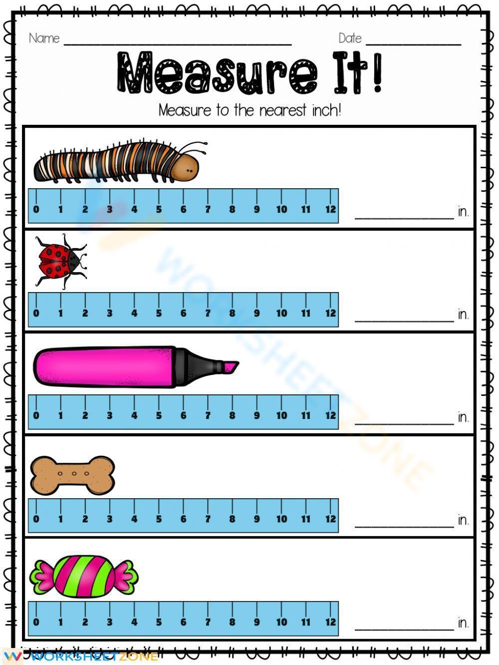 Printable Measurement Worksheets