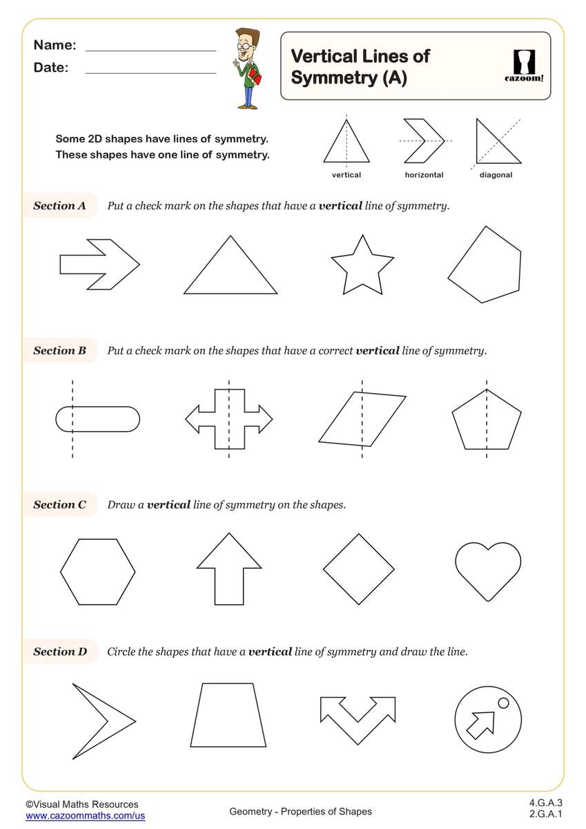 Printable PDF 3D Shapes Worksheets Cazoom Maths Cazoom Math
