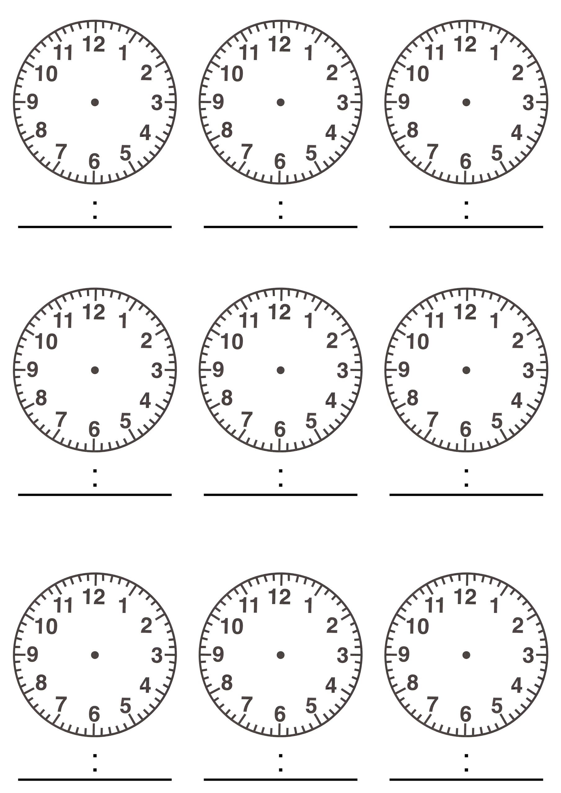 Printable Telling Time Worksheets And IKEA TROMMA Clock Face Template Printable Telling Time Worksheets And IKEA TROMMA Clock Face Template